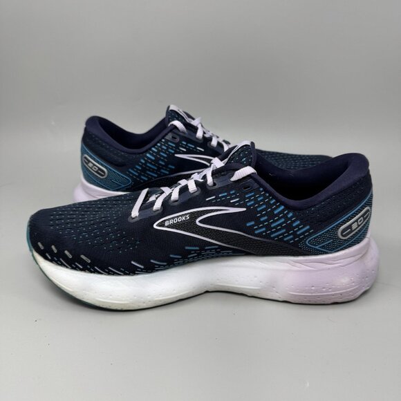 Brooks Glycerin 20 Womens 11 B Shoes Blue Purple Running Walking 1203691B499 - Picture 2 of 9